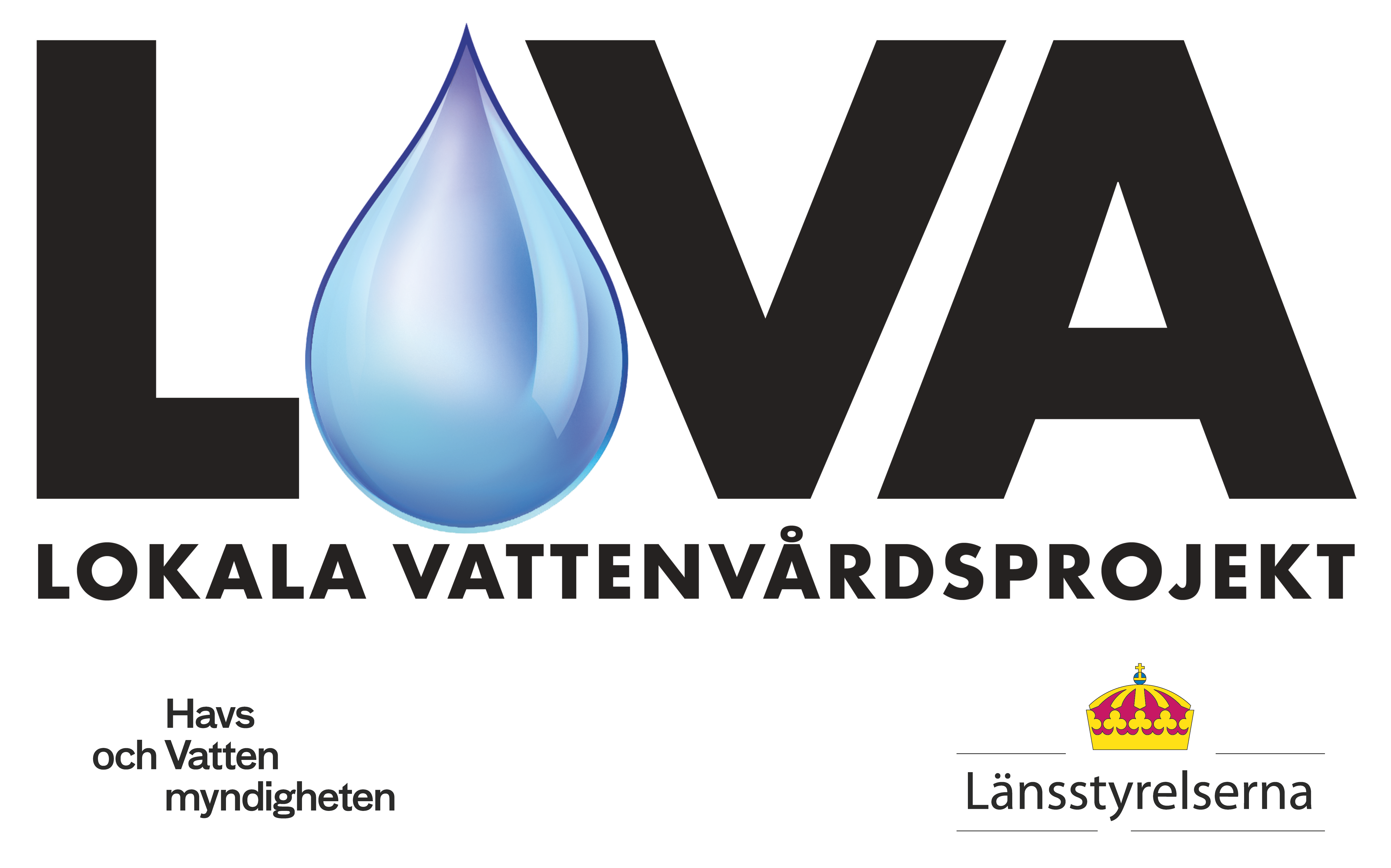 LOVA - lokala vattenvårdprojekts logotyp.